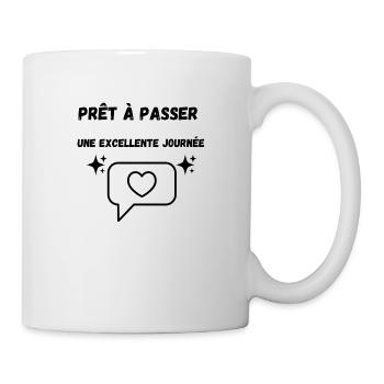 Positive T-shirt - Mug blanc - blanc - Droite