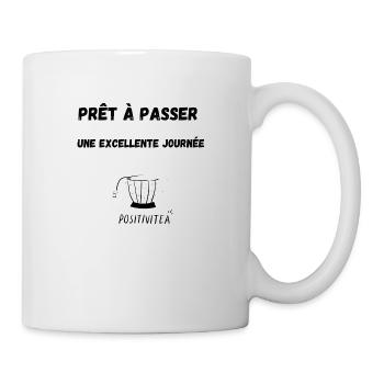 Positive T-shirt - Mug blanc - blanc - Droite