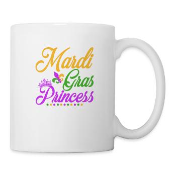 Mardi Gras Princess Party BeadsParade - Mug - white - Right
