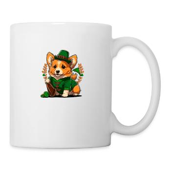 Leprechaun Corgi - Mug - white - Right