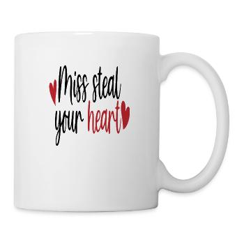 Miss steal your Heart - Tasse - Weiß - Rechts