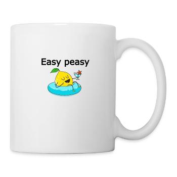 Easy Peasy Lemon Squeezy - Tasse - Weiß - Rechts