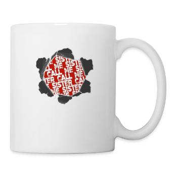 Meilleure citation de dictons drôles d’adoption de mineur de bitcoins - Mug blanc - blanc - Droite