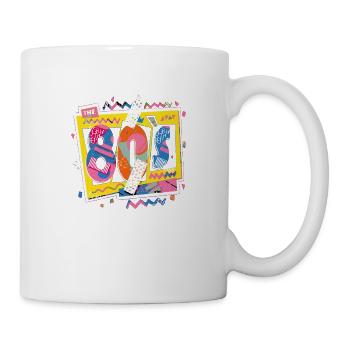 été mignon heureux plage tendance années 80 rétro vintage - Mug blanc - blanc - Droite