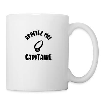 Appelez moi capitaine - Mug blanc - blanc - Droite