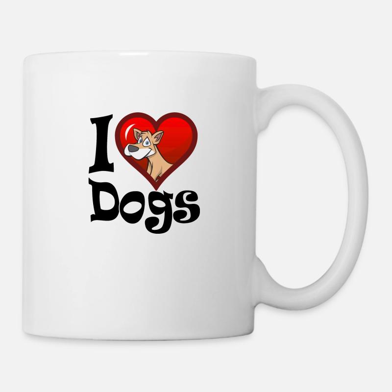 Ich liebe Hunde - Ich liebe Hunde - Tasse - Weiß