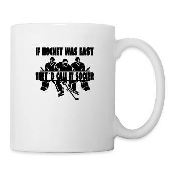 Ice hockey players Ice hockey team Hockey fan - Mug - white - Right