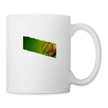 Basketteur Basketteur Basket Dunking Sport Vintage - Mug blanc - blanc - Droite