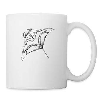 Manta Rochen || annie. - Tasse - Weiß - Rechts