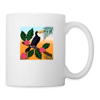 tropical paradise - Mug - white - Right