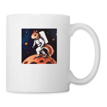 Space Squirrel - Walk Me to the Moon 05 - Tasse - Weiß - Rechts