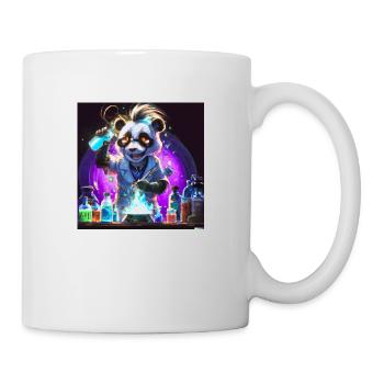 Panda chemist digital art - Mug - white - Right