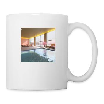 Ein sonnendurchfluteter Lounge-Bereich art 2 - Tasse - Weiß - Rechts