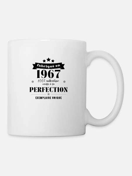 fabriqué en 1967 - Mug blanc - blanc