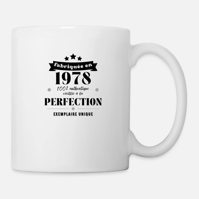 fabriquée en 1978 - Mug blanc - blanc