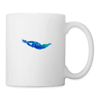 Keine Therapie Nur Bahnen Schwimmen Wassersport - Tasse - Weiß - Rechts