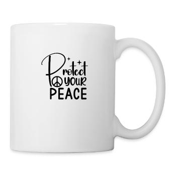 Protect your Peace - Tasse - Weiß - Rechts