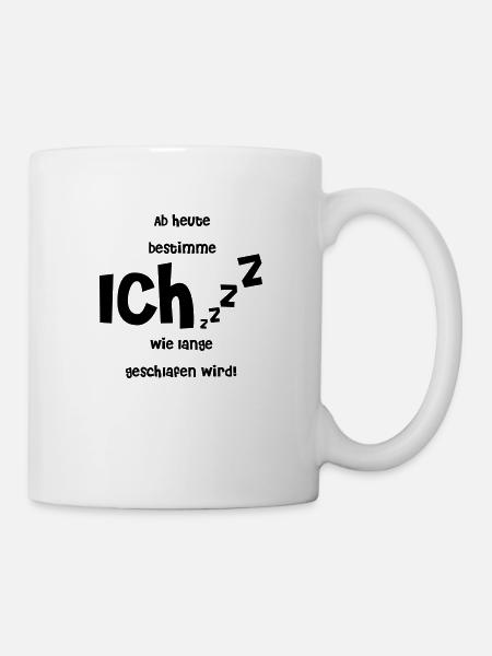 Baby bestimmt Schlaf - Tasse - Weiß