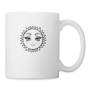 Face of the sun - Mug - white - Right