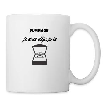 Déjà pris - Mug blanc - blanc - Droite