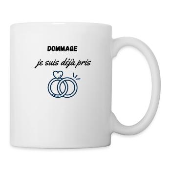 Déjà pris - Mug blanc - blanc - Droite