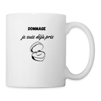 Déjà pris - Mug blanc - blanc - Droite