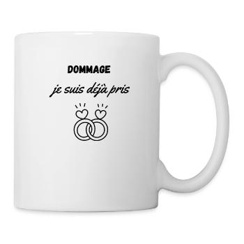 Déjà pris - Mug blanc - blanc - Droite