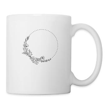 Flower Frame - Mug - white - Right