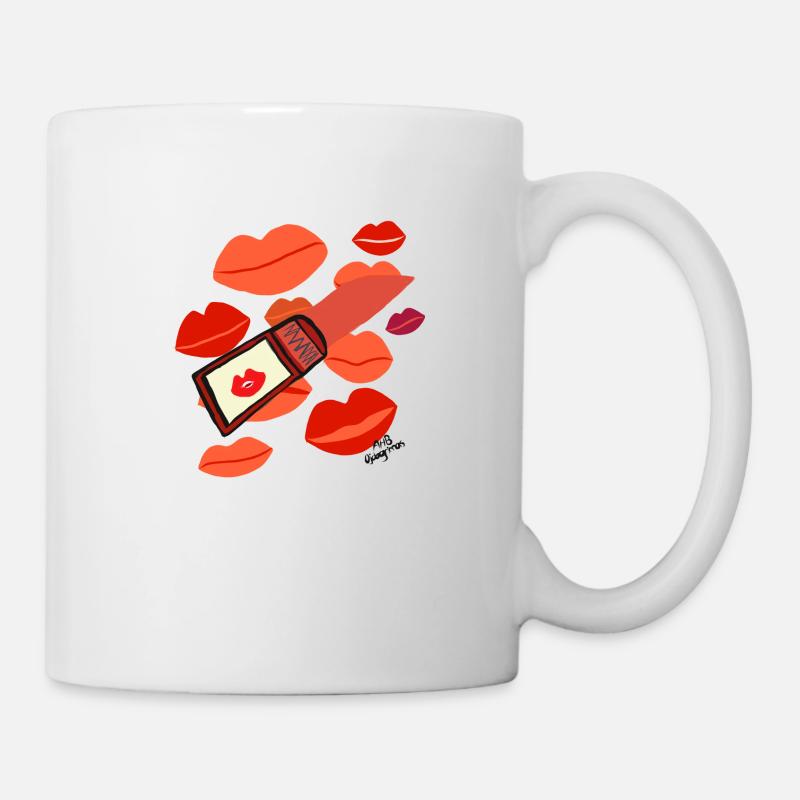 LIPPENSTIFT v2.00 - Tasse - Weiß