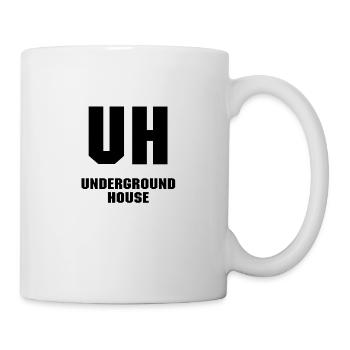 Underground House Black Font - Tasse - Weiß - Rechts