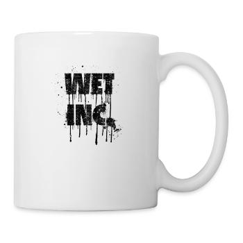 WET INC SCHWARZER GRUNGE - Tasse - Weiß - Rechts