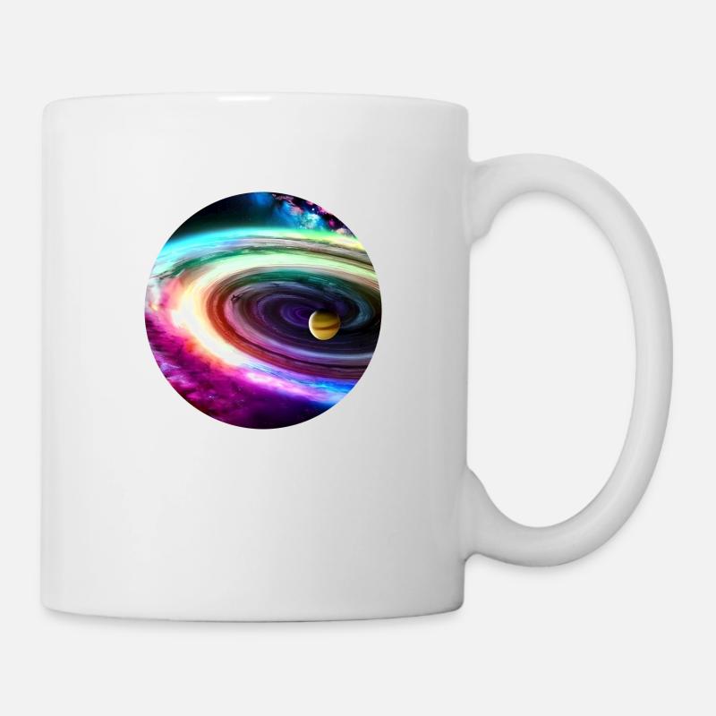 Galaxy Digital Art - Mug blanc - blanc