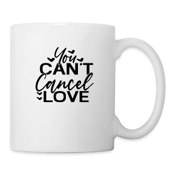 Vous ne pouvez pas annuler l’amour - Mug blanc - blanc - Droite