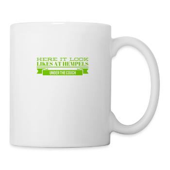es herrscht Unordnung - Tasse - Weiß - Rechts