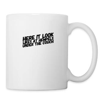 so ein Saustall - Tasse - Weiß - Rechts