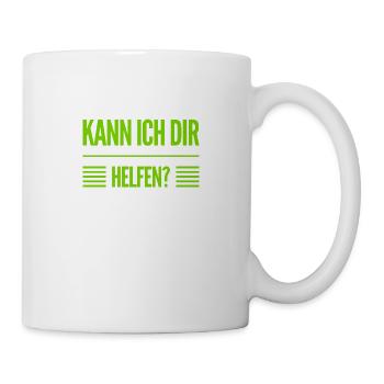 Was willst du? - Tasse - Weiß - Rechts