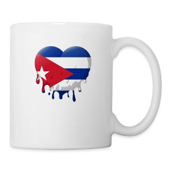 Drapeau de Cuba Caraïbes Vacances Cuba Voyage La Havane - Mug blanc - blanc - Droite