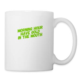 ich bin ein Frühaufsteher - Tasse - Weiß - Rechts