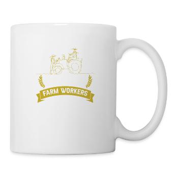 protège les agriculteurs - Mug blanc - blanc - Droite