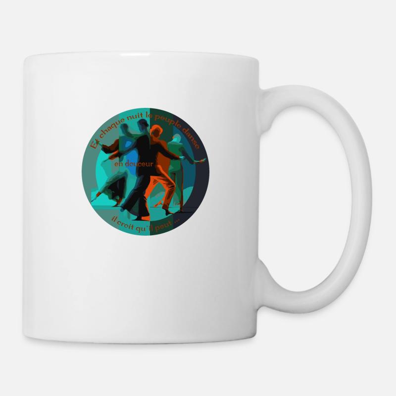 le peuple danse - Mug blanc - blanc