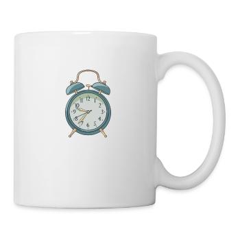 Wecker - Tasse - Weiß - Rechts