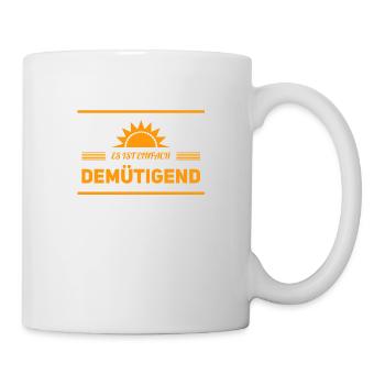 wie peinlich - Tasse - Weiß - Rechts