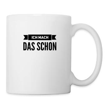 vertrau mir - Tasse - Weiß - Rechts