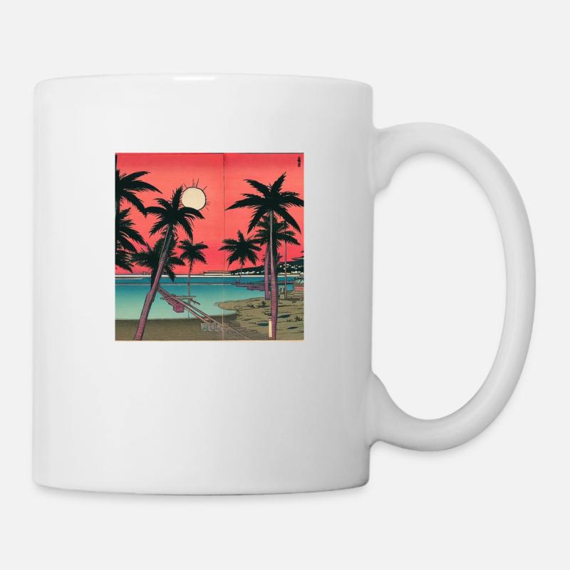 Japan Art Style - Tasse - Weiß