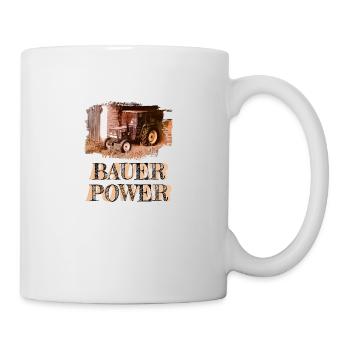 Bauer Power - Tasse - Weiß - Rechts