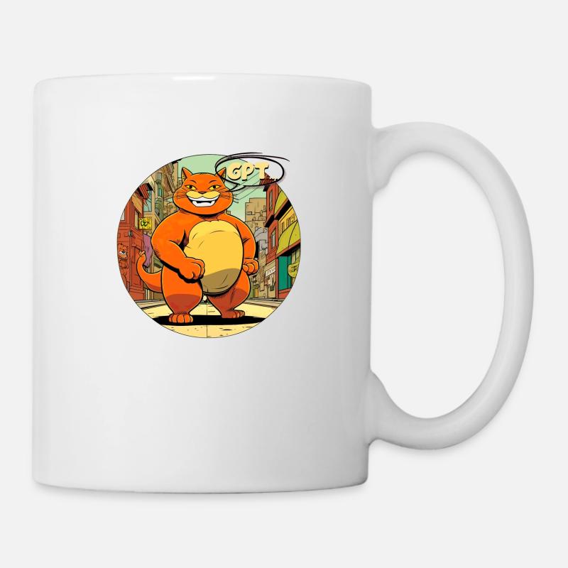 chat gpt - Mug blanc - blanc