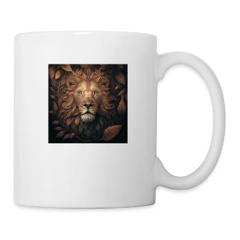Lion King leaves - Mug - white - Right
