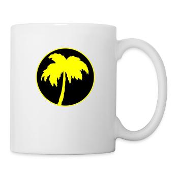 Palme - Tasse - Weiß - Rechts