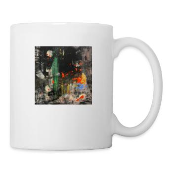 abstract painting | garsen swans - Tasse - Weiß - Rechts