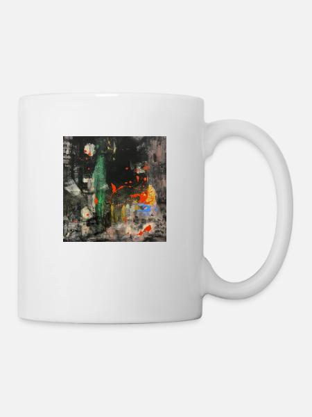 abstract painting | garsen swans - Tasse - Weiß